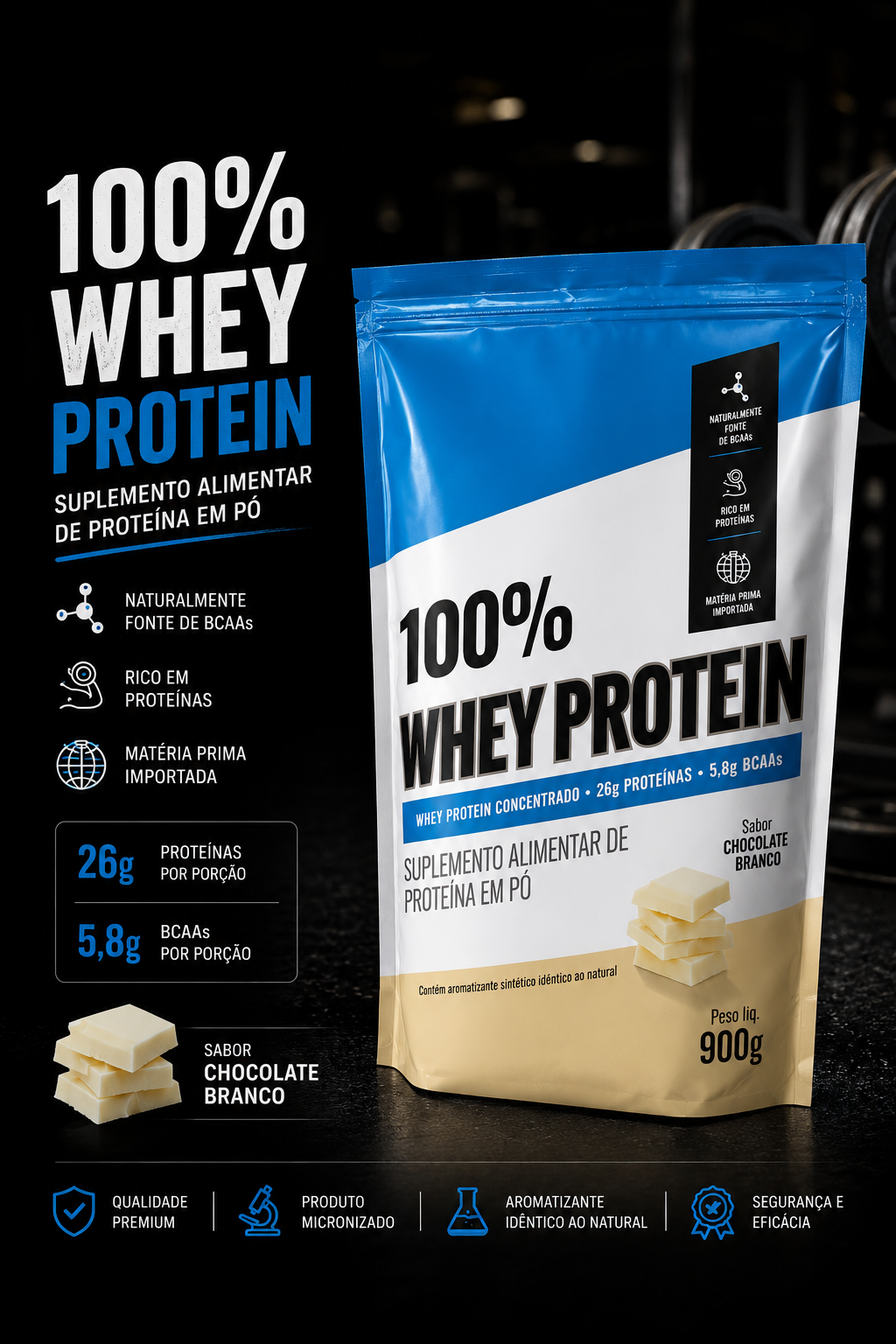 Whey Concentrado Shark Pro Refil