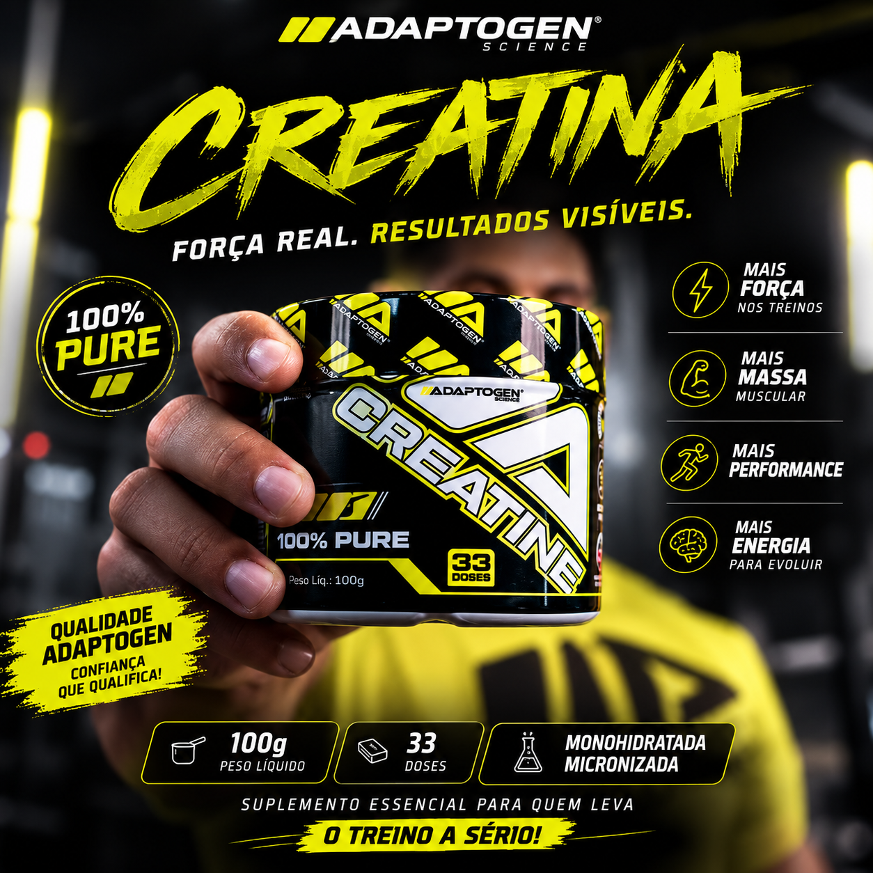 Creatina Adaptogen 300g